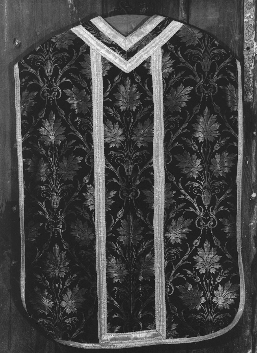 paramento liturgico, insieme - manifattura italiana (metà sec. XIX)