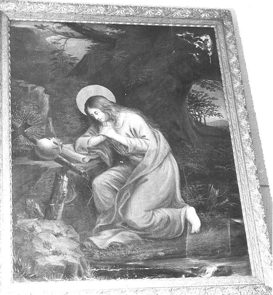 Santa Maria Maddalena penitente (dipinto) di Rosa Giuseppe (sec. XIX)