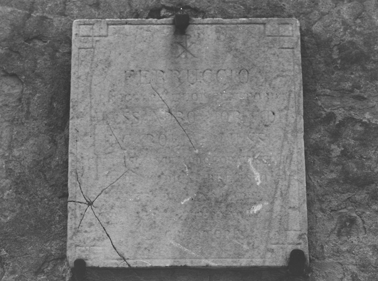 lapide - ambito parmense (fine/inizio secc. XVIII/ XIX)