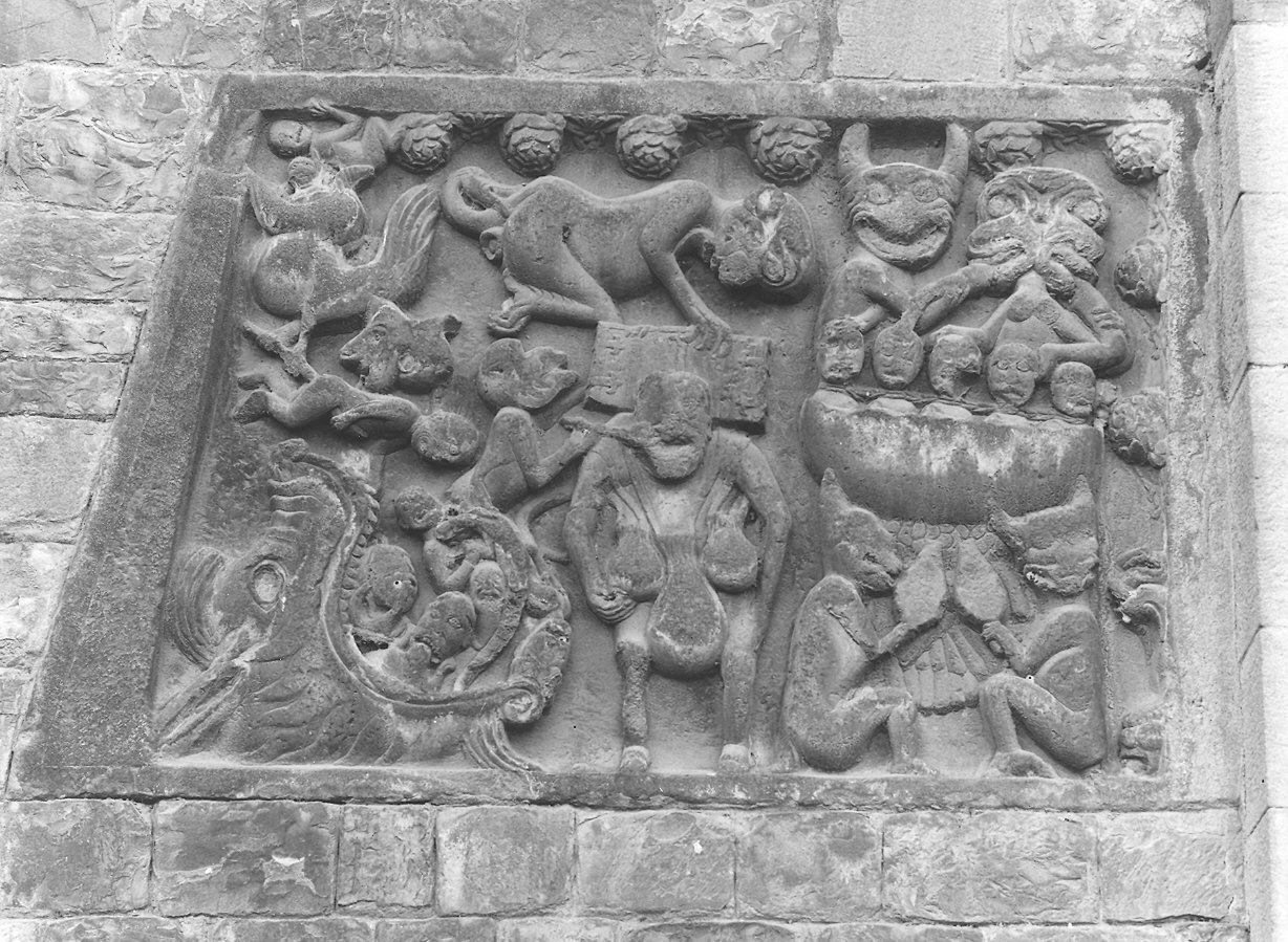 inferno (scultura) di Antelami Benedetto (bottega) (fine sec. XII)