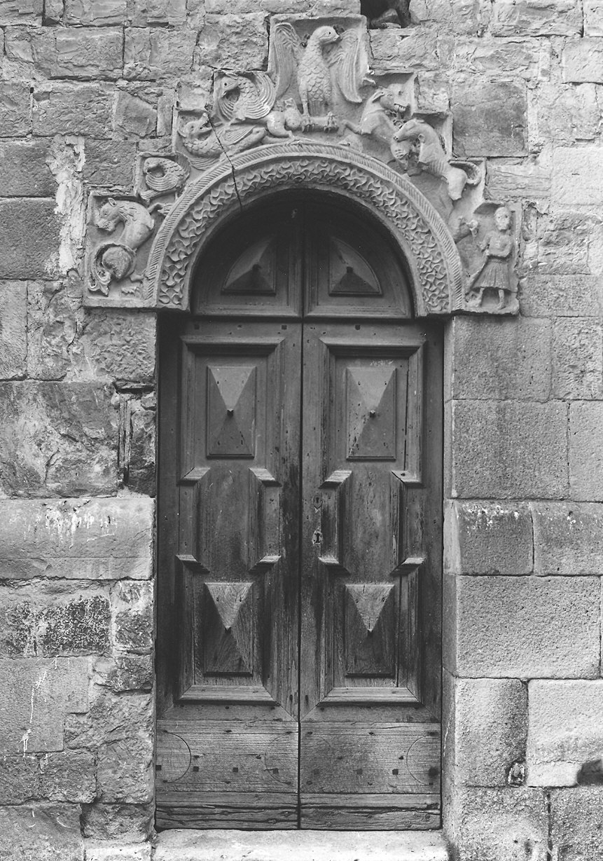 porta - a due battenti - ambito parmense (metà sec. XVIII)