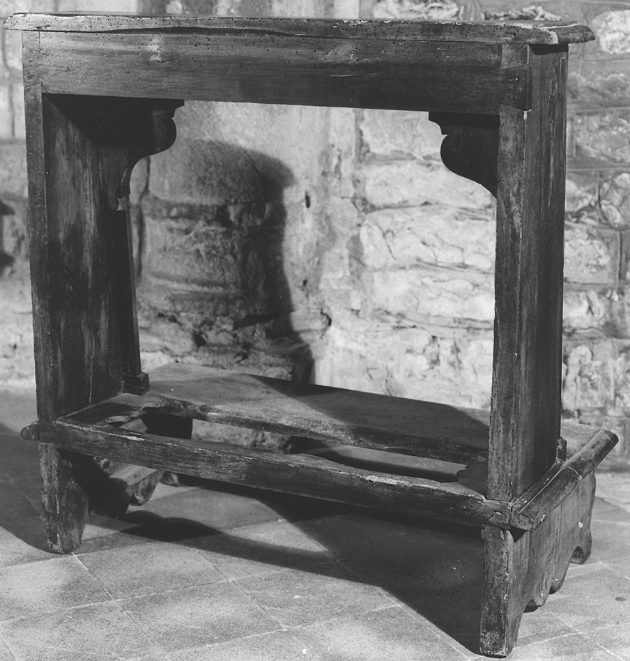 inginocchiatoio - ambito parmense (inizio sec. XIX)