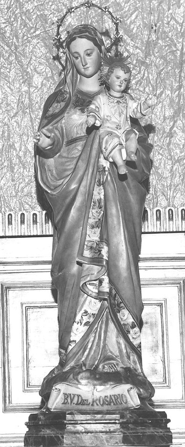 Madonna del Rosario (statua) - produzione emiliana (fine/inizio secc. XIX/ XX)