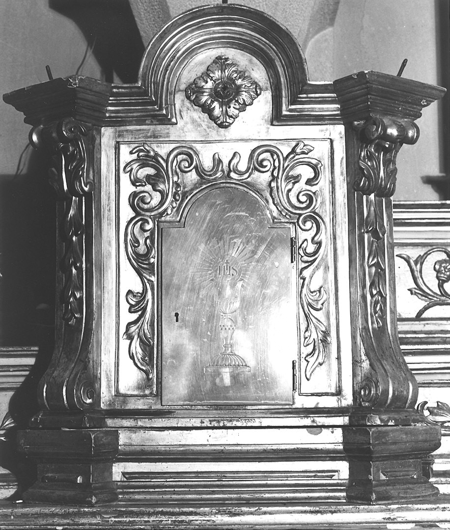 tabernacolo - a tempietto di Panini Odoardo (attribuito) (sec. XVIII)