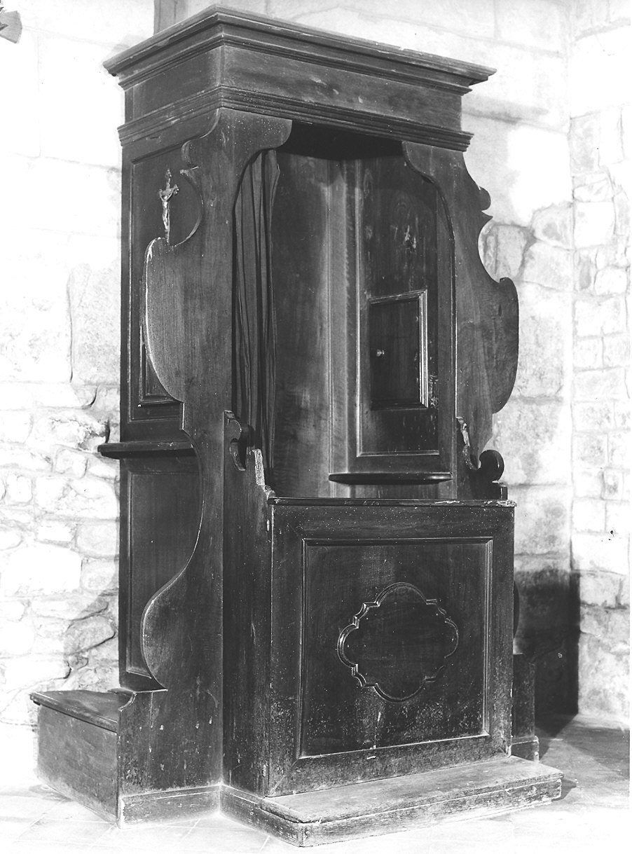 confessionale - ambito parmense (?) (fine/inizio secc. XVIII/ XIX)