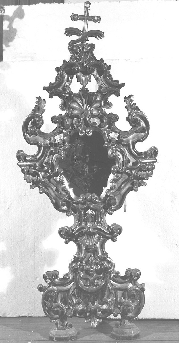 reliquiario - a ostensorio - ambito emiliano (inizio sec. XVIII)