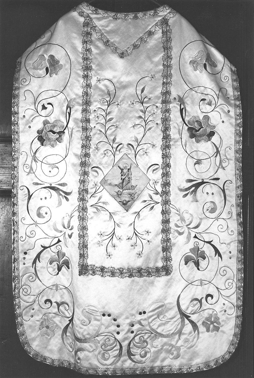 tunicella, elemento d'insieme - manifattura italiana (fine sec. XVIII)