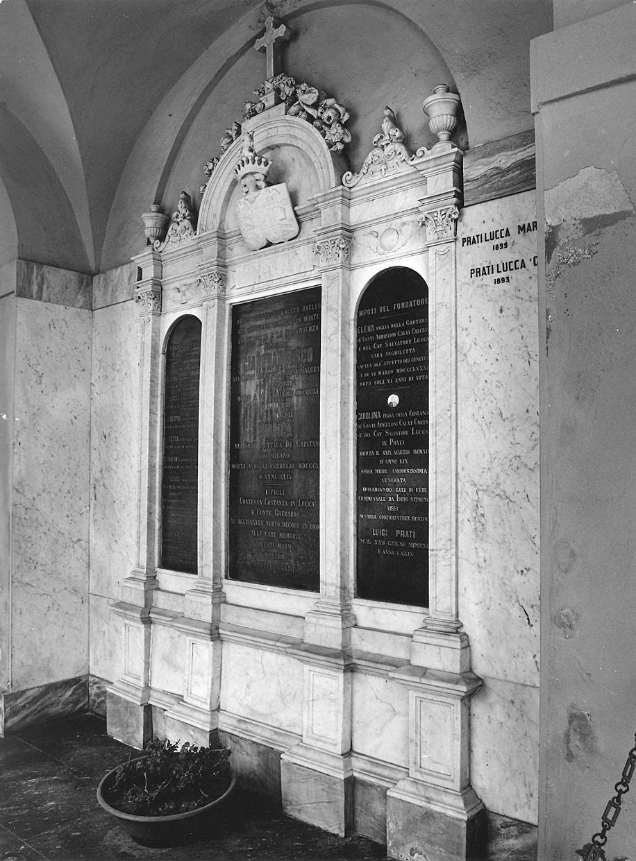 monumento funebre - a cappella - ambito piacentino (sec. XIX)