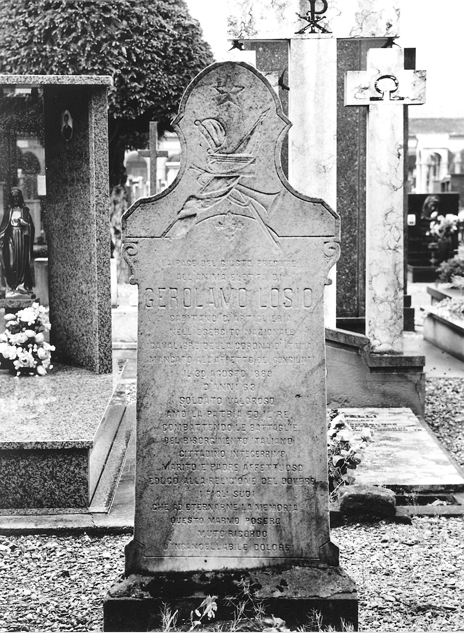 lapide commemorativa - ambito piacentino (sec. XIX)