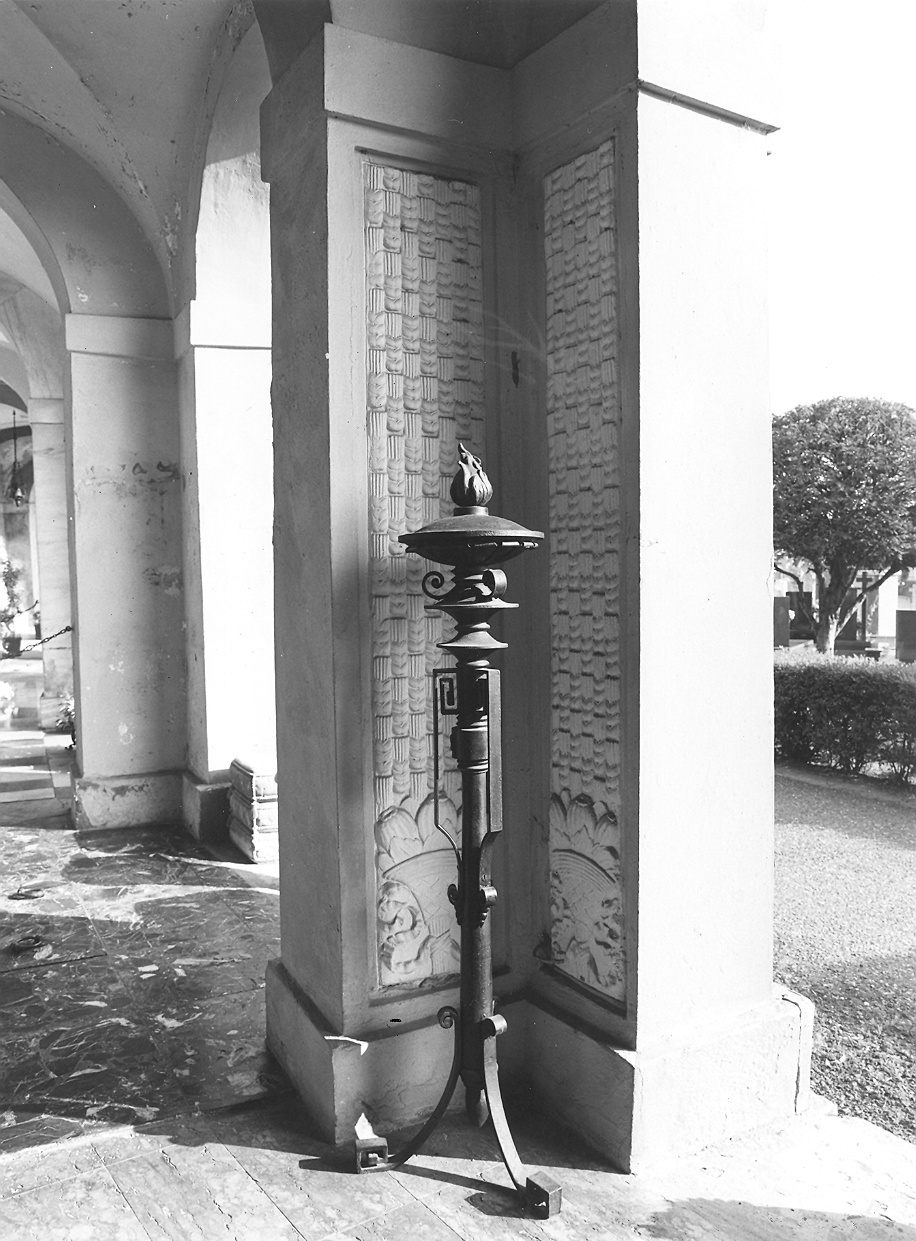 candeliere - ambito piacentino (fine/inizio secc. XIX/ XX)