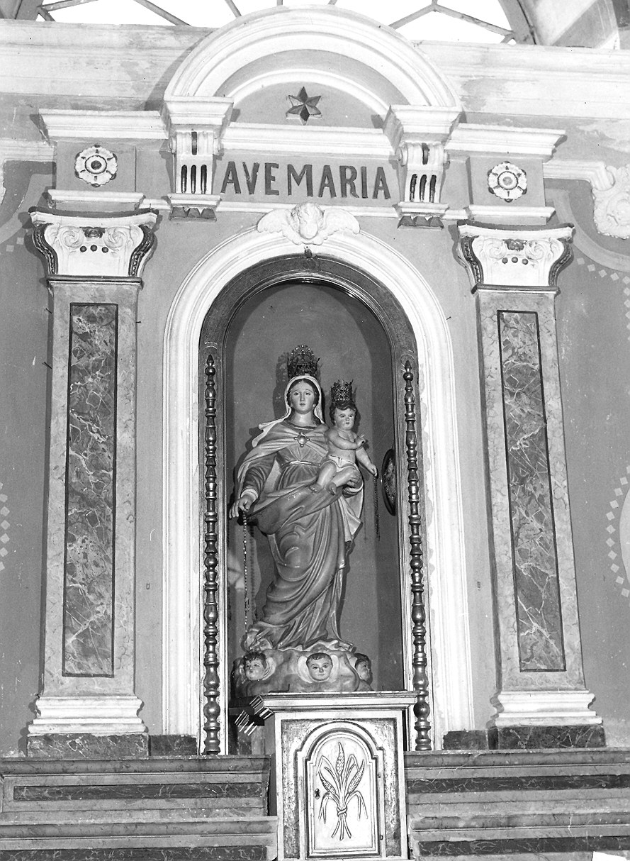 Madonna del Rosario (statua) - ambito parmense (sec. XIX)
