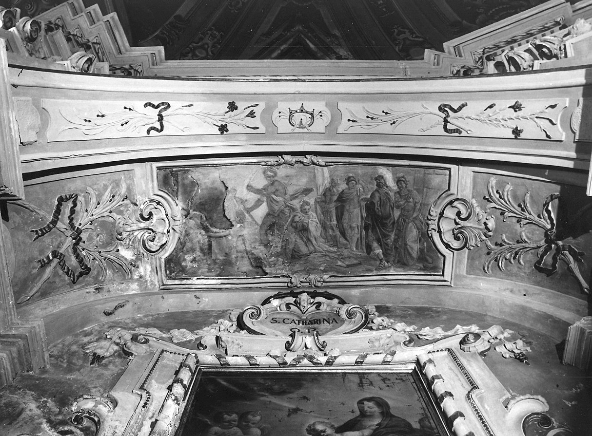 martirio di Santa Caterina d'Alessandria (dipinto) - ambito piacentino (prima metà sec. XVIII)