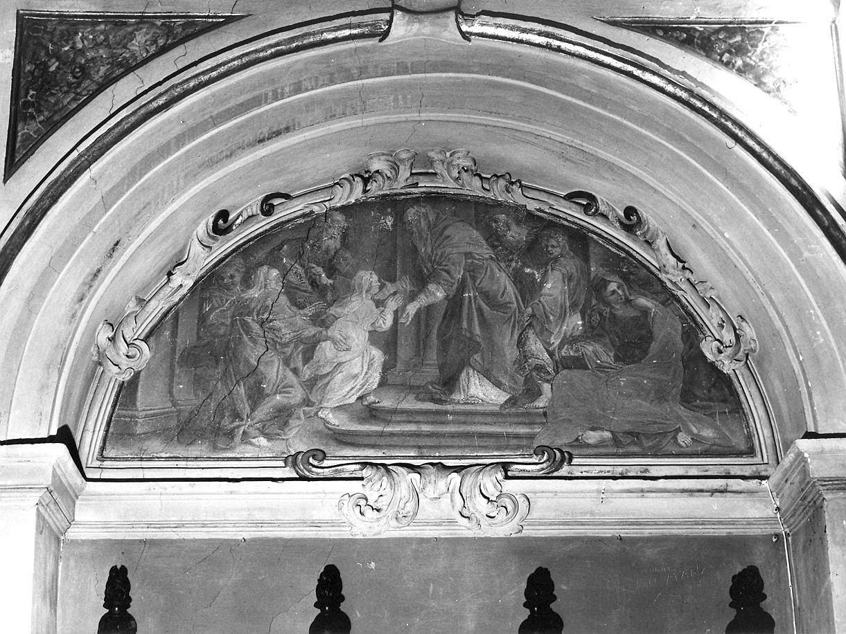 presentazione di Gesù al tempio (dipinto) - ambito piacentino (sec. XVIII)