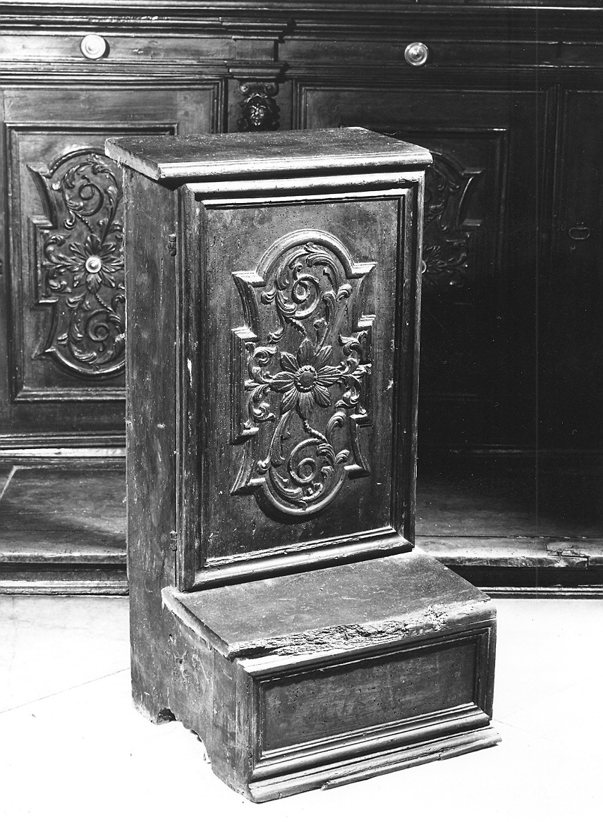 inginocchiatoio - ambito piacentino (sec. XVIII)