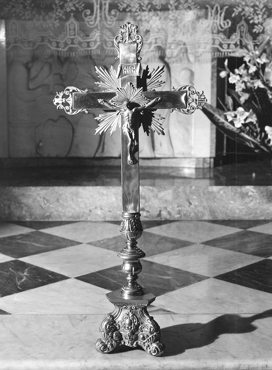 croce d'altare - produzione Italia settentrionale (inizio sec. XIX)