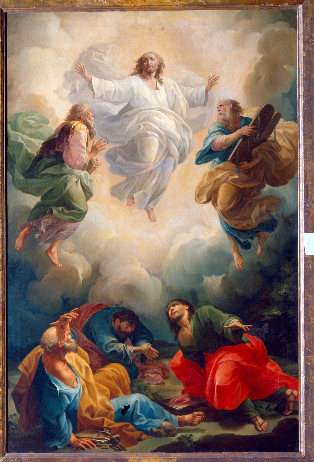 Trasfigurazione di Cristo sul monte Tabor (dipinto) di Cannizzaro Vincenzo (sec. XVIII)