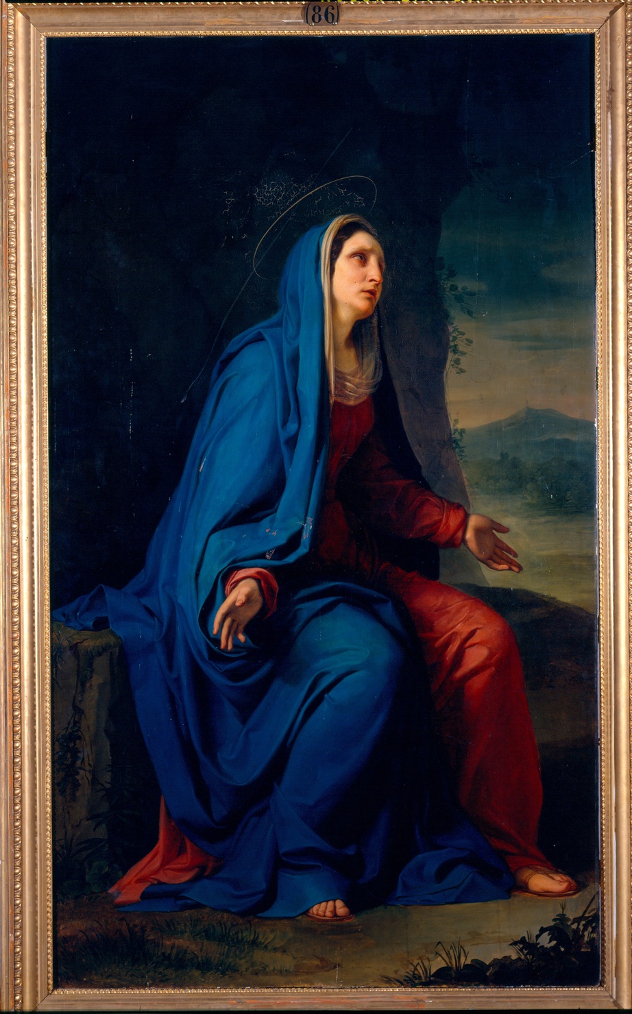 Madonna Addolorata (dipinto) di Riccardi Bernardino (sec. XIX)