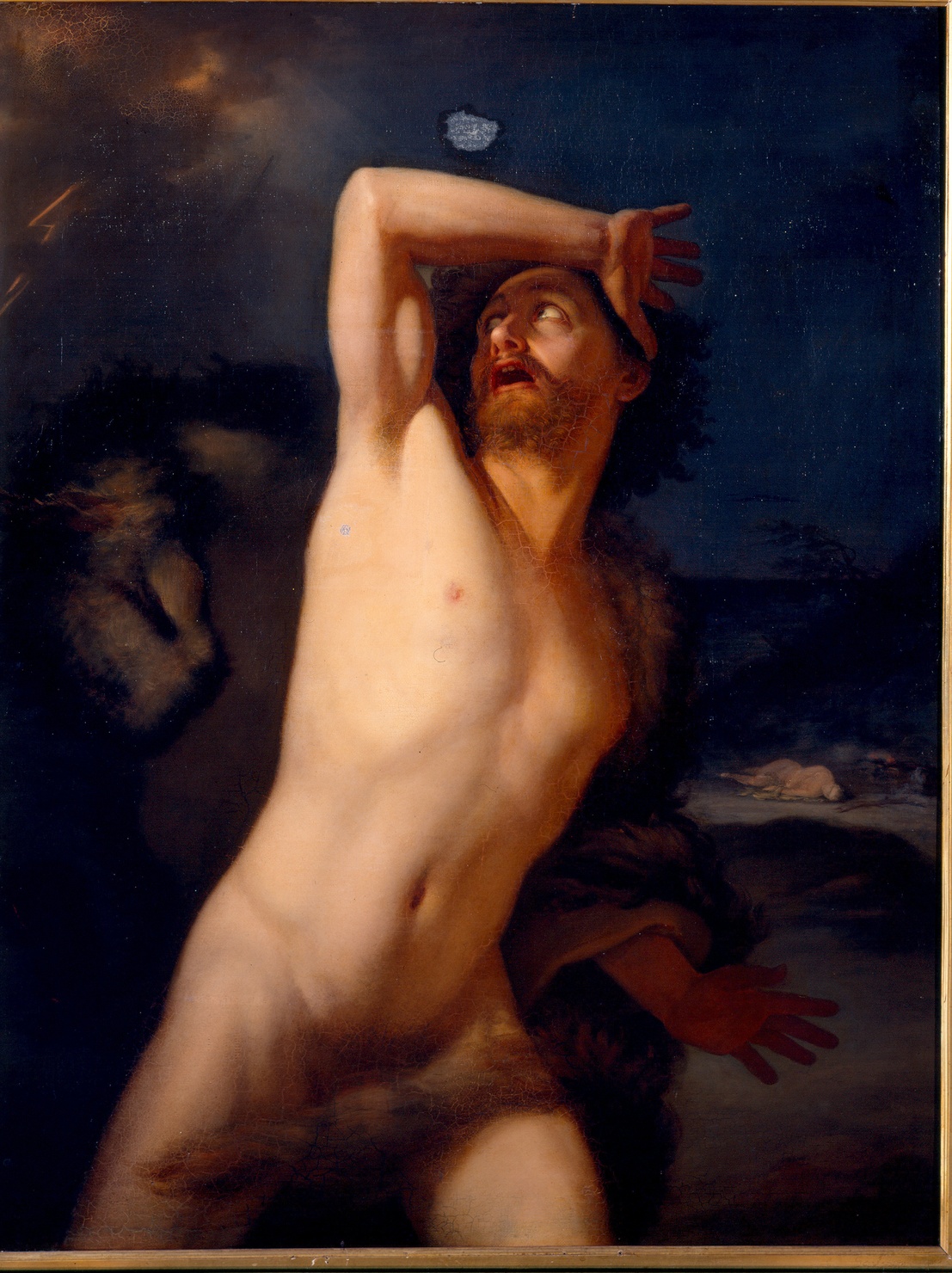 Disperazione di Caino (dipinto) di Gaibazzi Giovanni (metà sec. XIX)