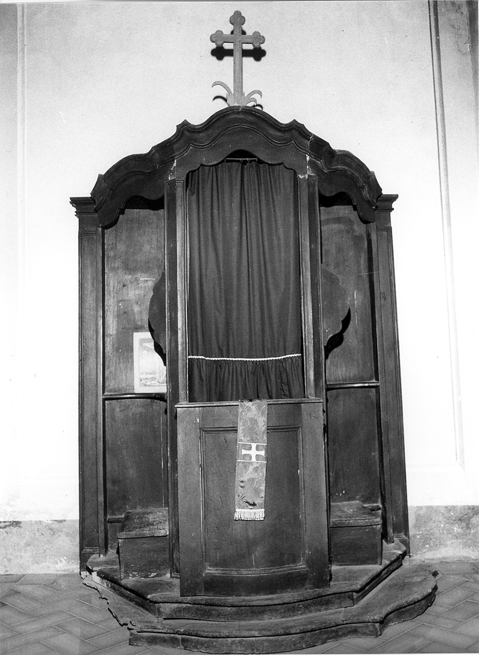 confessionale - ambito piacentino (fine sec. XVIII)