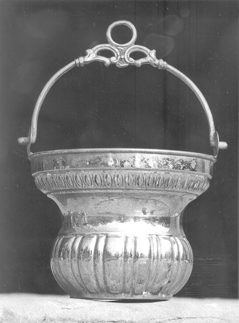 secchiello per l'acqua benedetta - ambito italiano (sec. XIX)
