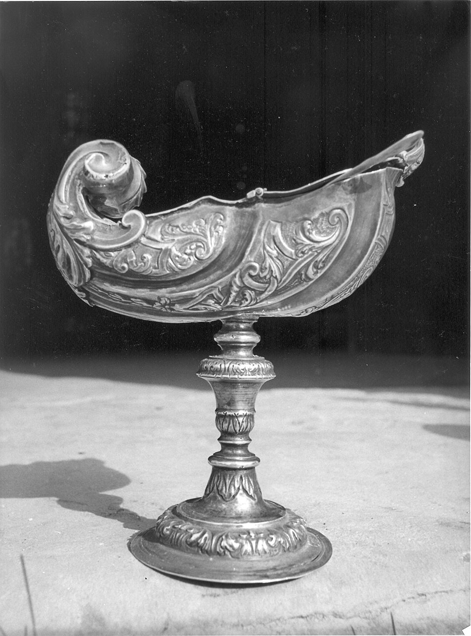 navicella portaincenso - ambito piacentino (sec. XVIII)