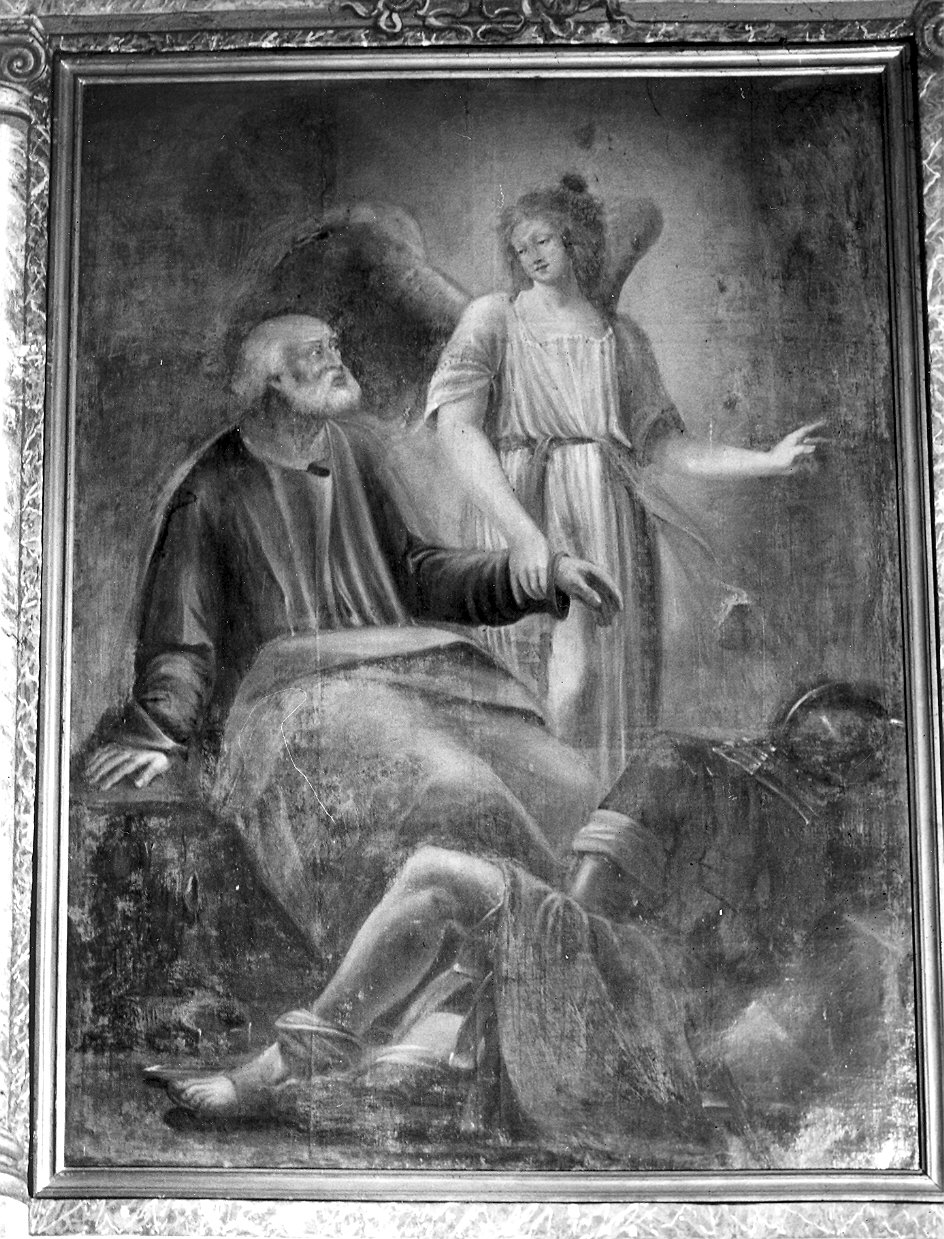 San Pietro liberato dal carcere da un angelo (dipinto) - ambito piacentino (sec. XIX)