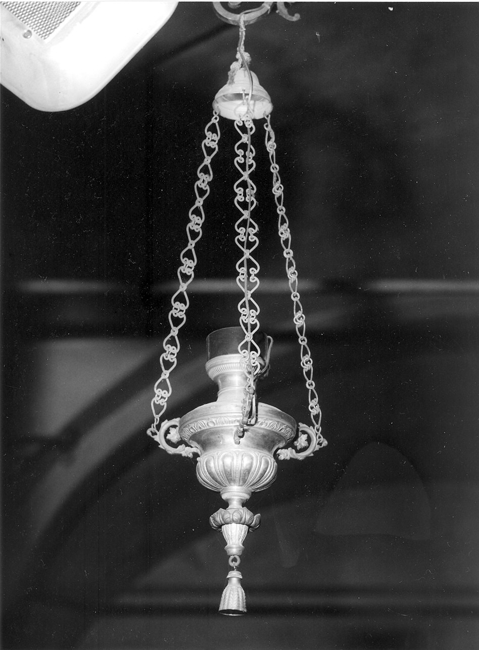 lampada pensile - ambito piacentino (sec. XIX)