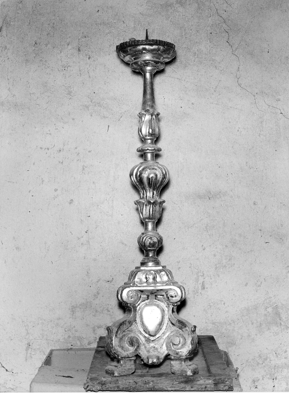 candeliere, serie - ambito piacentino (metà sec. XVIII)