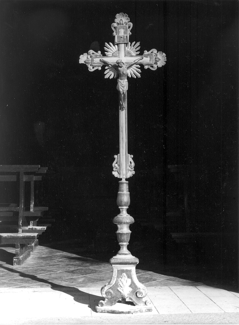croce d'altare - ambito piacentino (inizio sec. XIX)