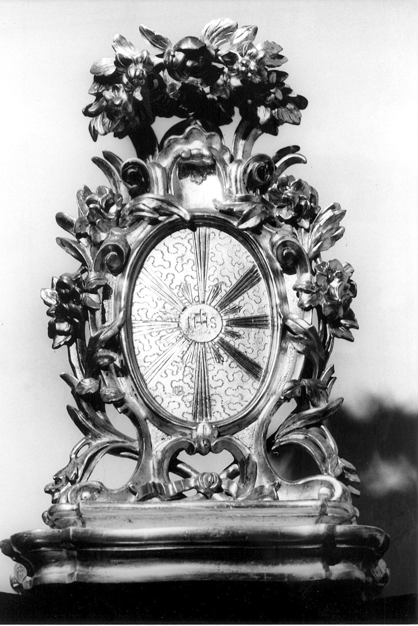 tronetto per esposizione eucaristica - ambito piacentino (inizio sec. XVIII)