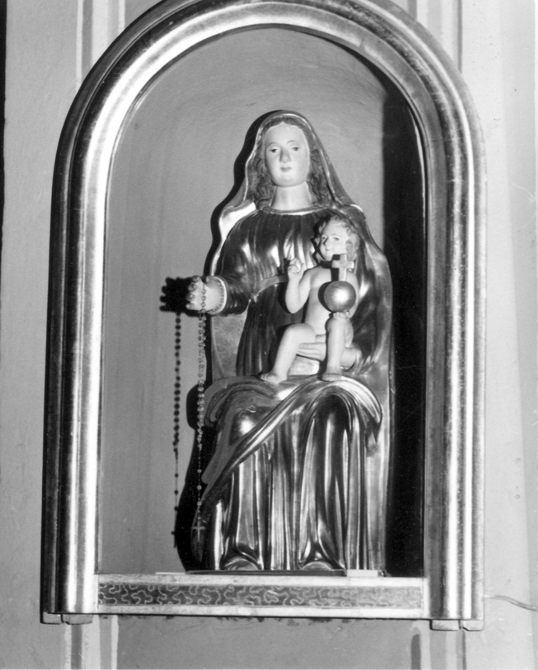 Madonna con Bambino (statua) - ambito piacentino (fine sec. XVI)