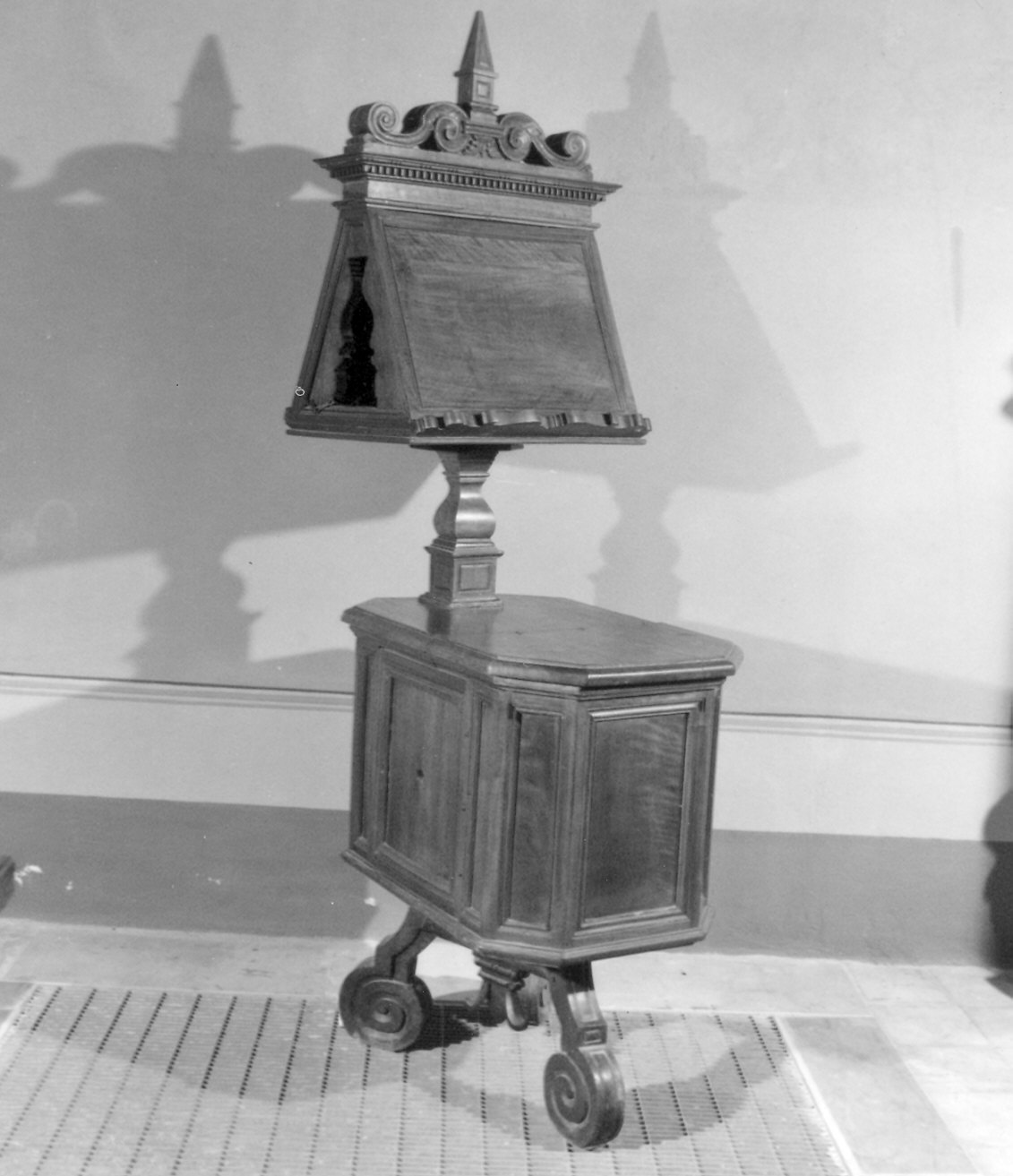 leggio - ambito piacentino (sec. XVII)