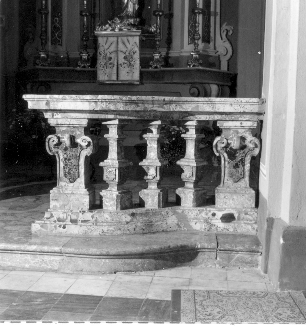 balaustrata - ambito piacentino (sec. XVIII)