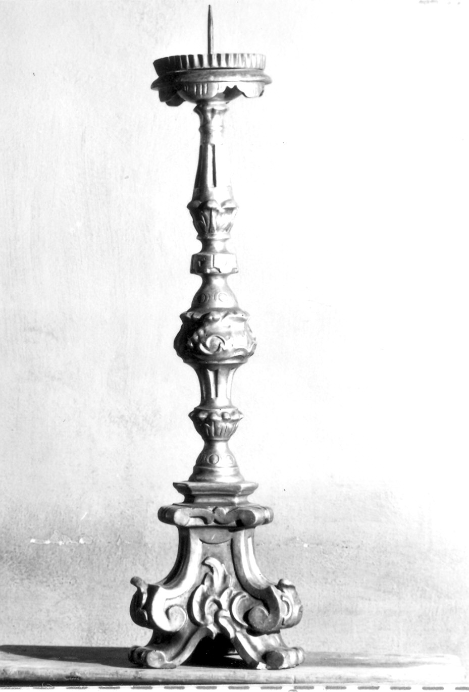 candeliere, serie - ambito piacentino (metà sec. XVIII)