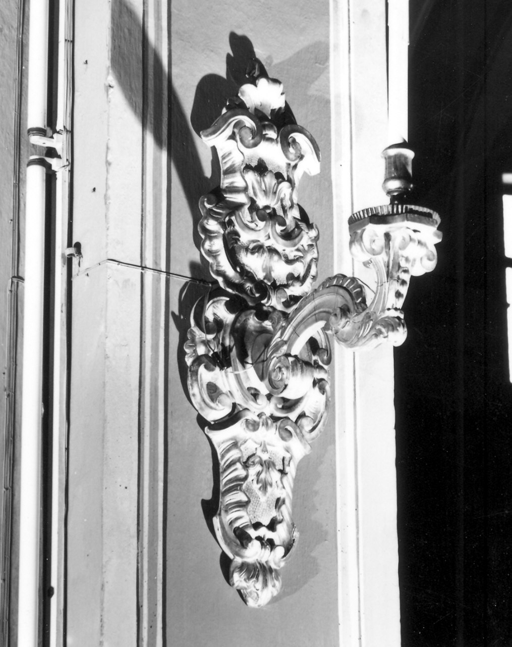 candeliere da parete, coppia - ambito piacentino (fine sec. XVIII)