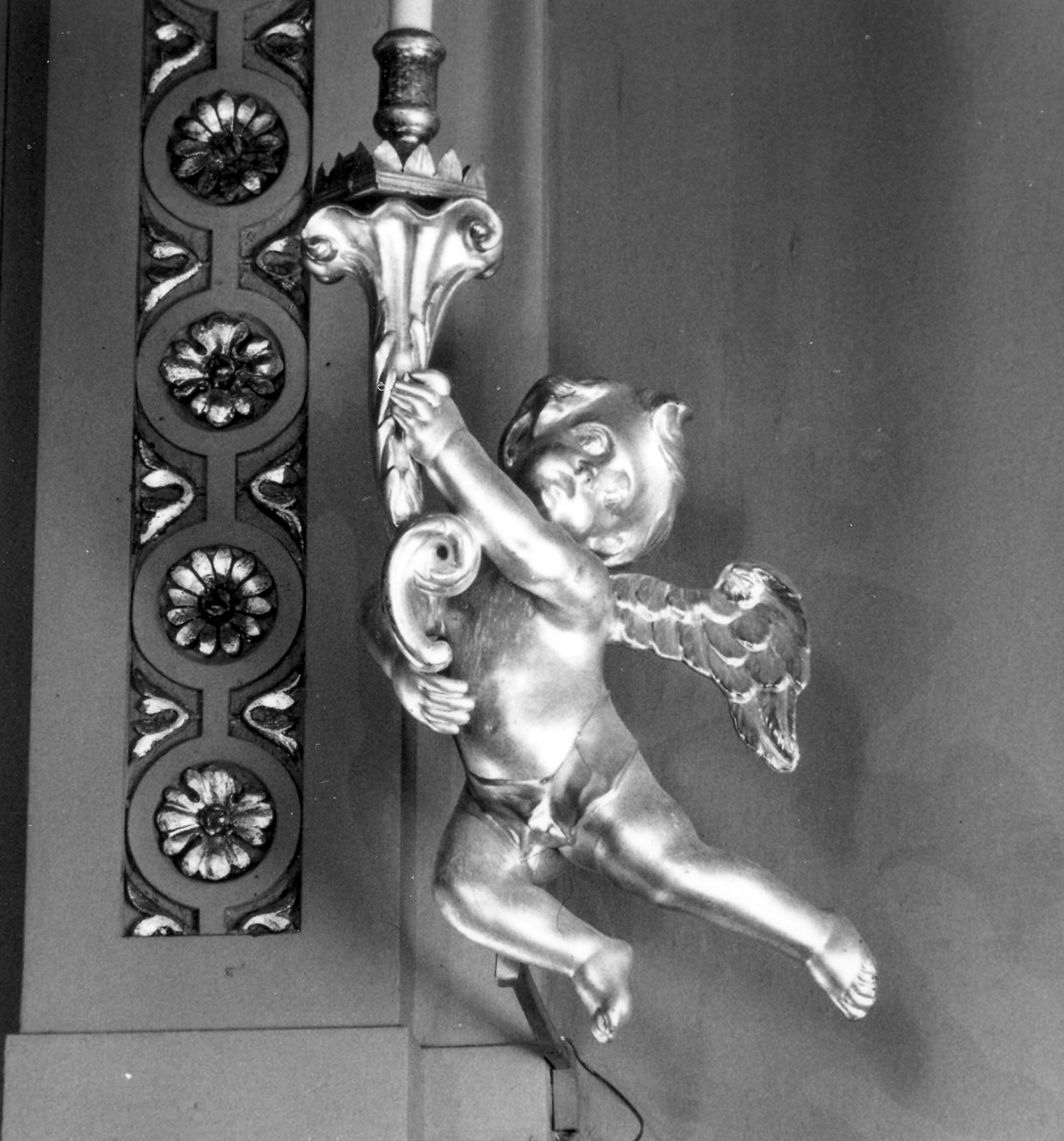 candelabro, coppia - ambito piacentino (fine sec. XVIII)