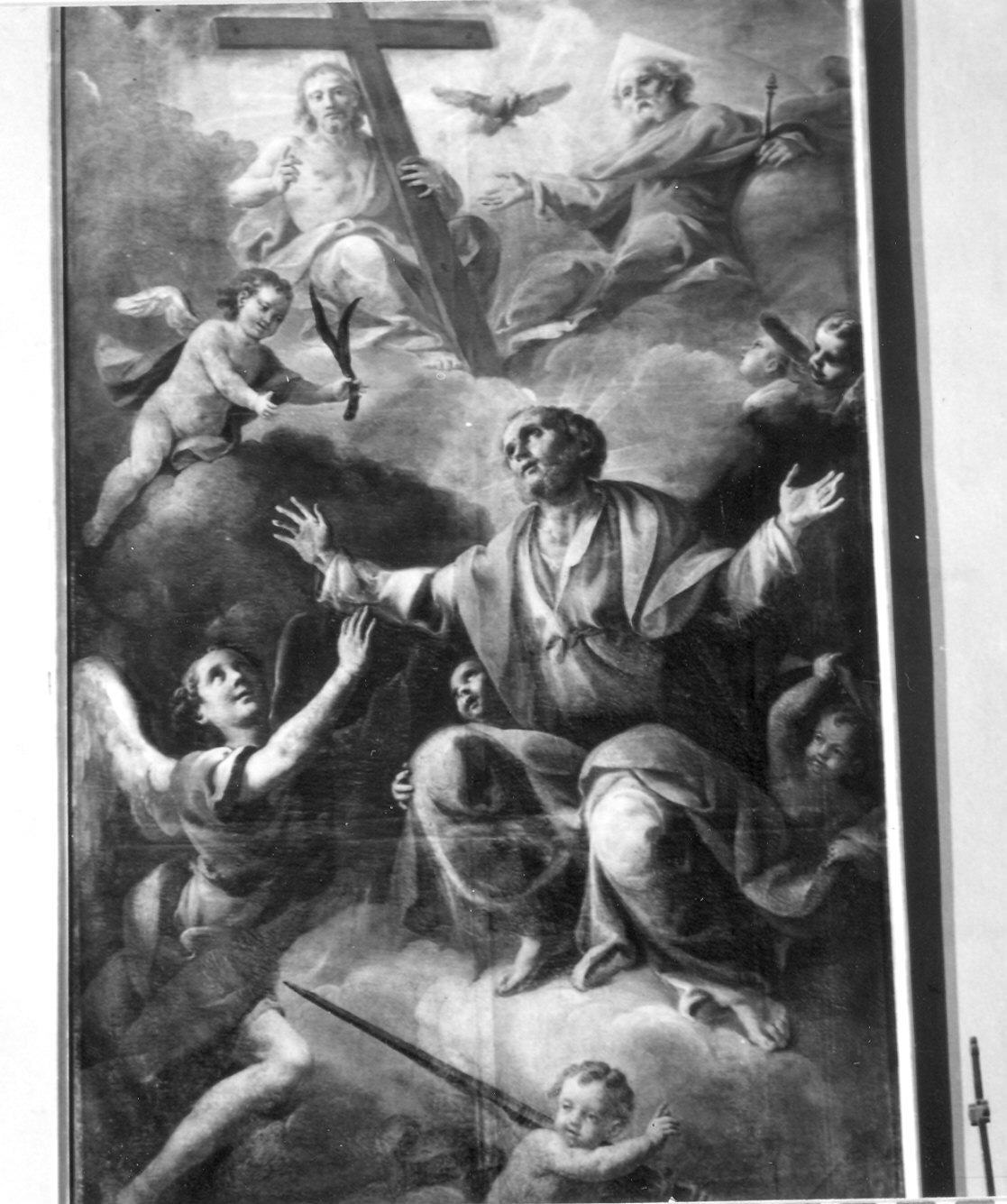 San Giacomo in gloria (dipinto) di Peroni Giuseppe (sec. XVIII)