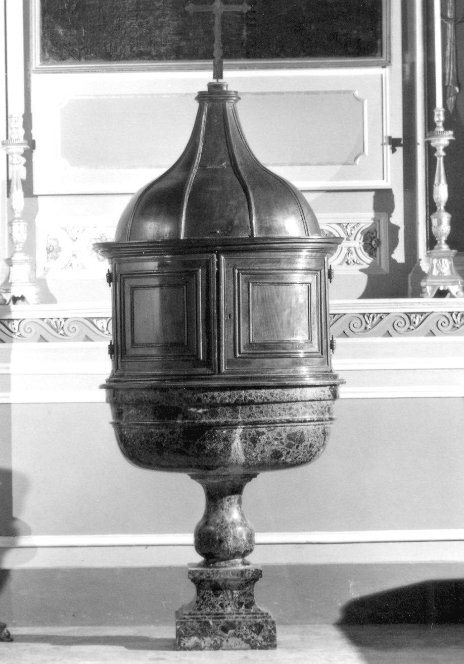 fonte battesimale - ambito piacentino (sec. XVIII)