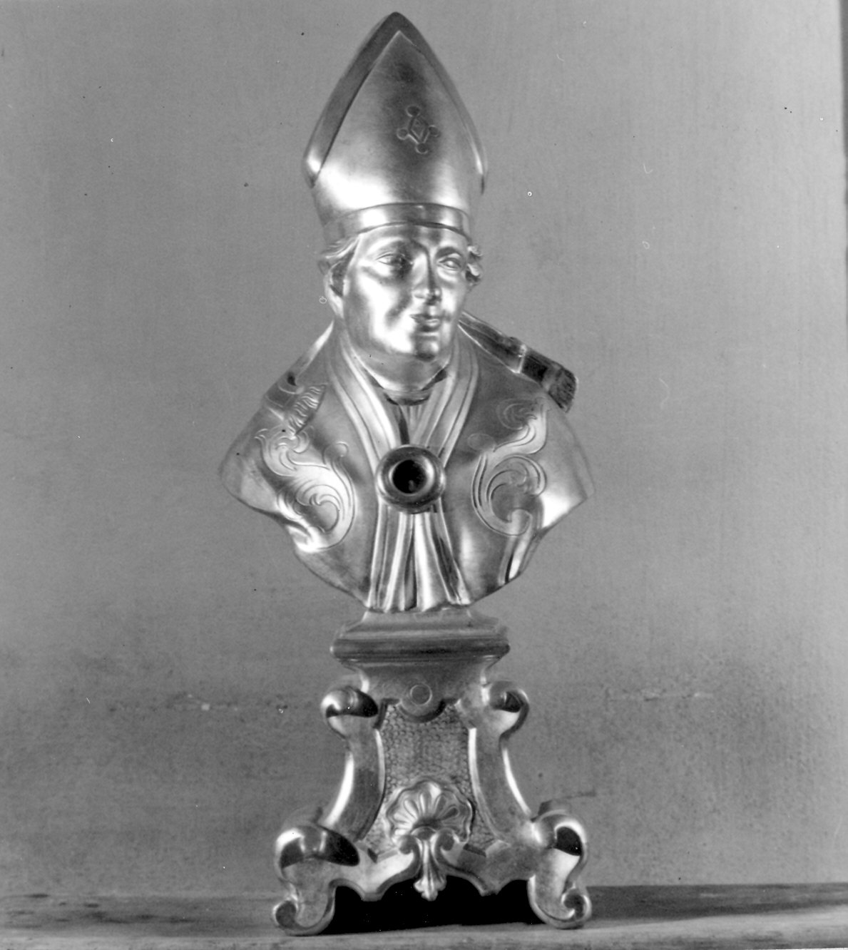 vescovi (reliquiario - a busto, serie) - ambito piacentino (prima metà sec. XIX)