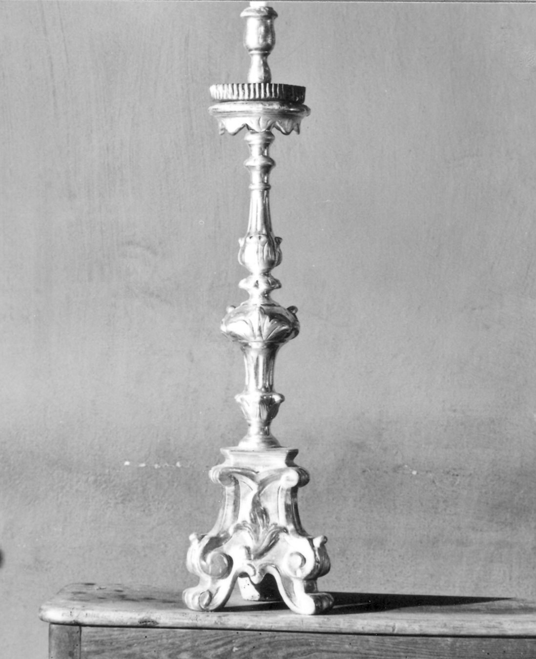 candeliere, coppia - ambito piacentino (metà sec. XVIII)