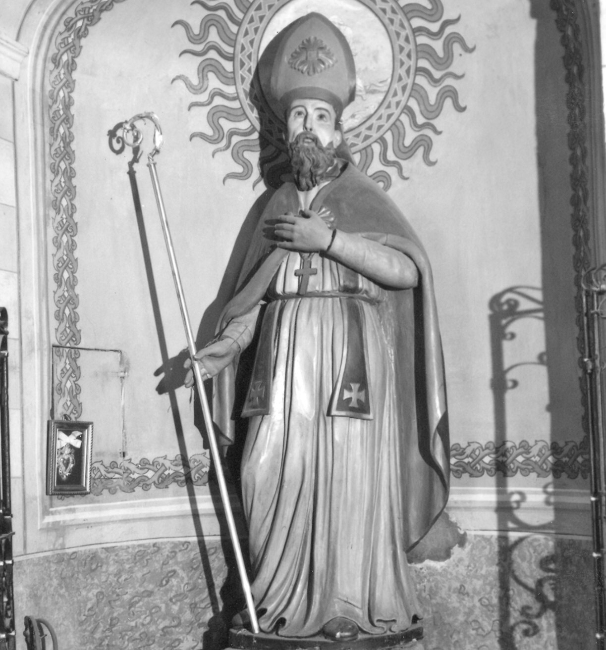 San Martino vescovo (statua) - ambito piacentino (sec. XIX)