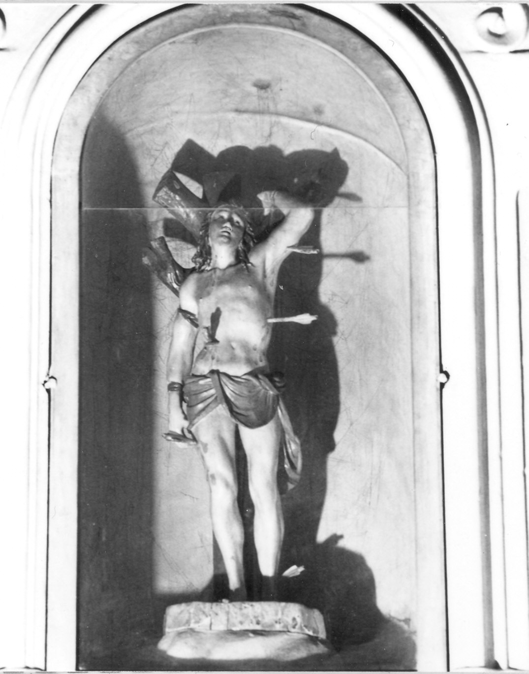 San Sebastiano (statua) - ambito piacentino (fine/inizio secc. XVIII/ XIX)