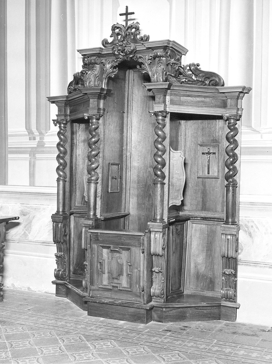 confessionale - ambito piacentino (sec. XVIII)