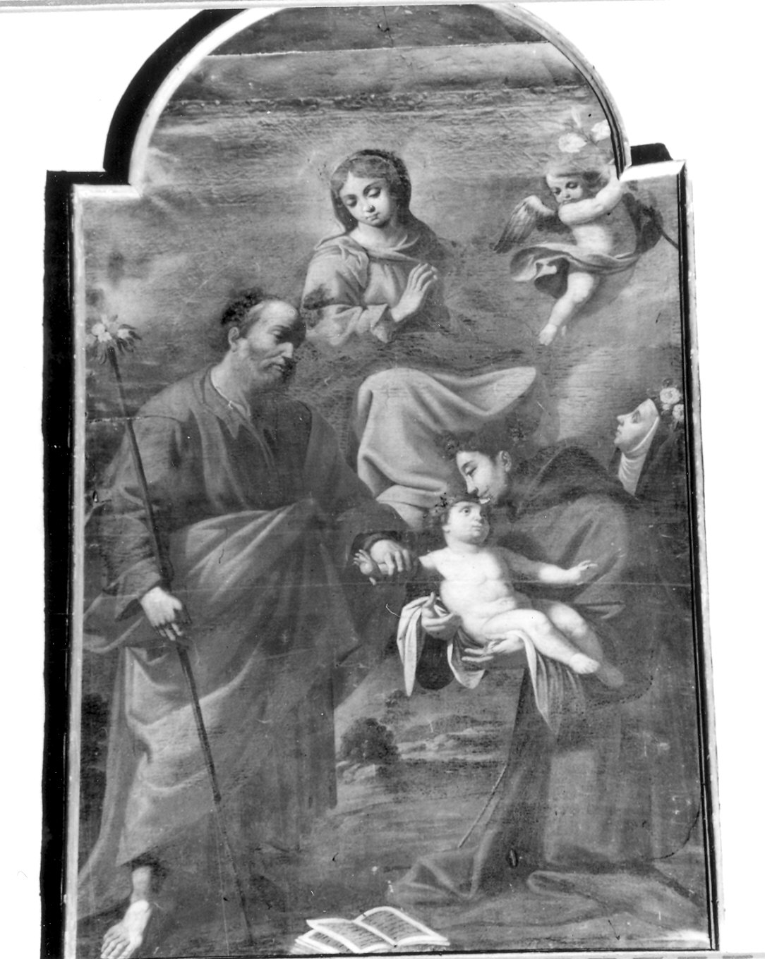 Madonna con Bambino e Santi (dipinto) - ambito bolognese (prima metà sec. XVII)