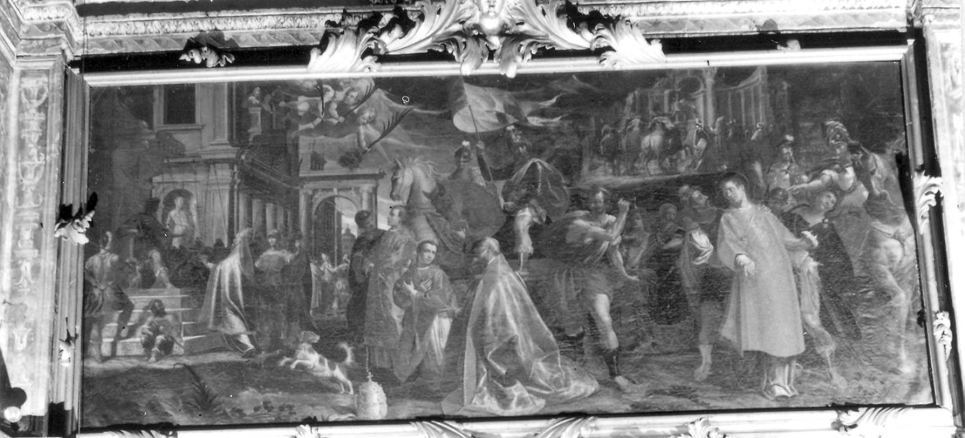 martirio di San Sisto e San Lorenzo (dipinto) di Cavagna Gian Paolo (sec. XVII)