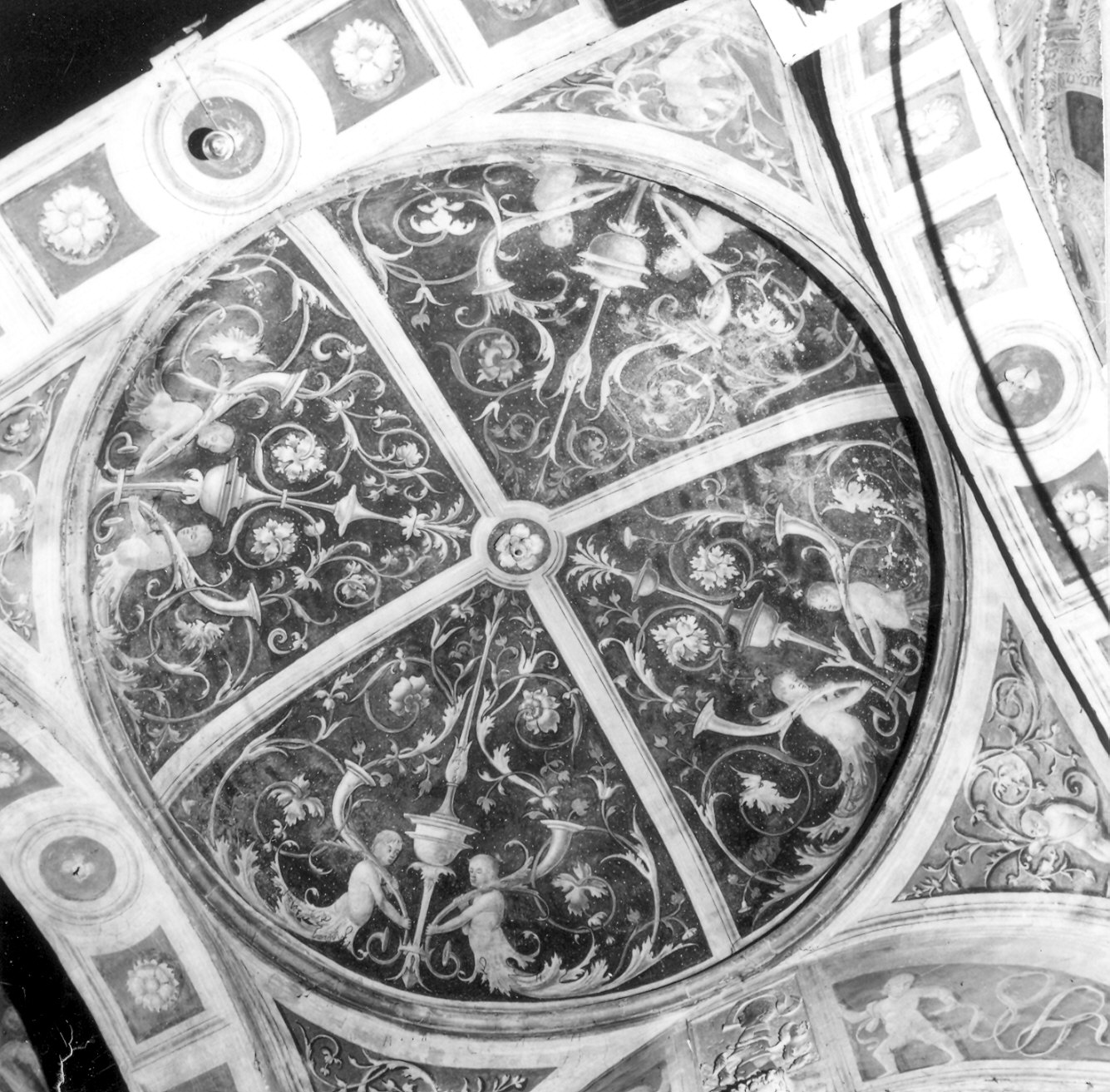 decorazione pittorica - ambito piacentino (sec. XVI)