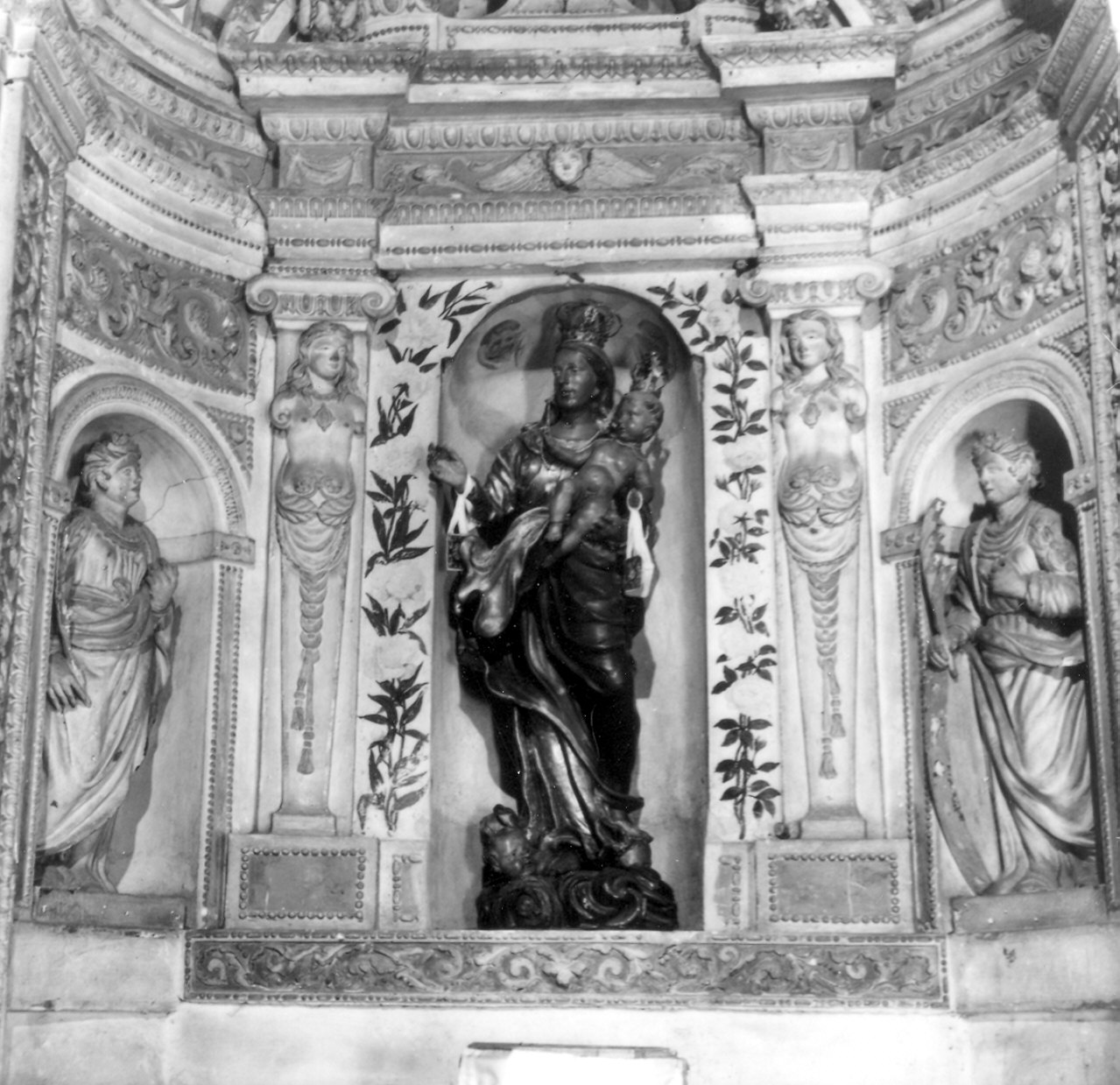 Madonna con Bambino (statua) - ambito piacentino (inizio sec. XVIII)
