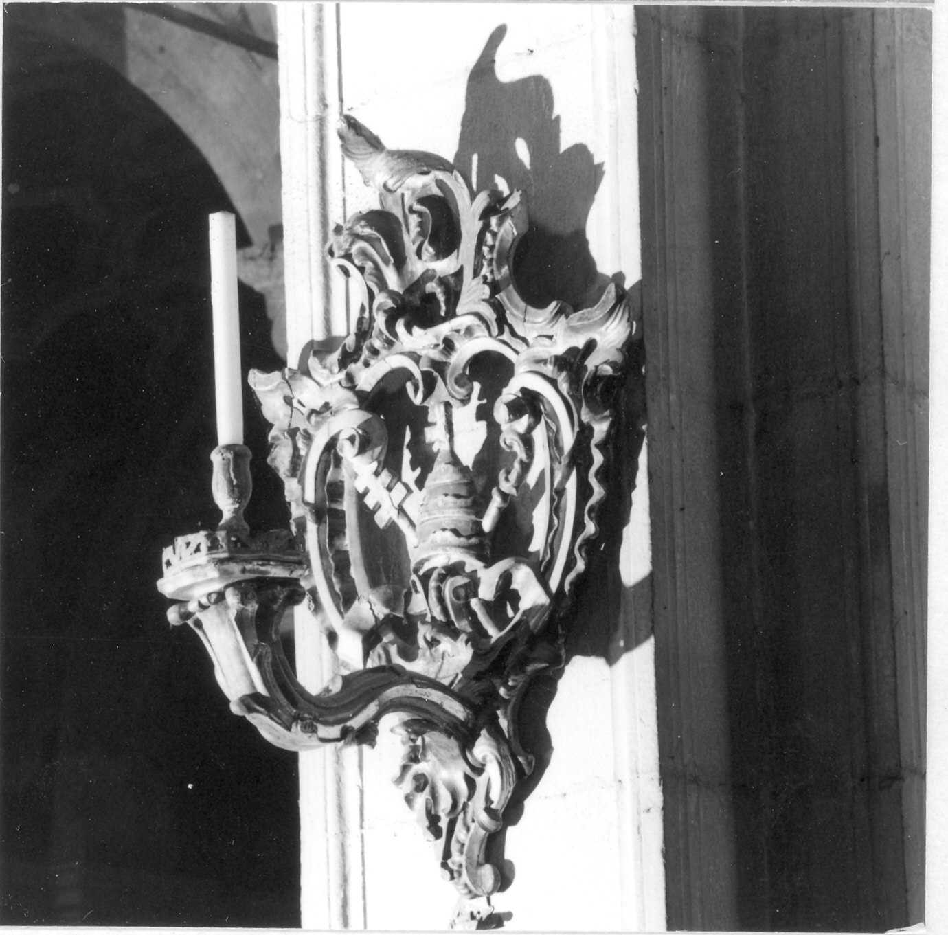 candeliere da parete, serie - ambito piacentino (sec. XVII)