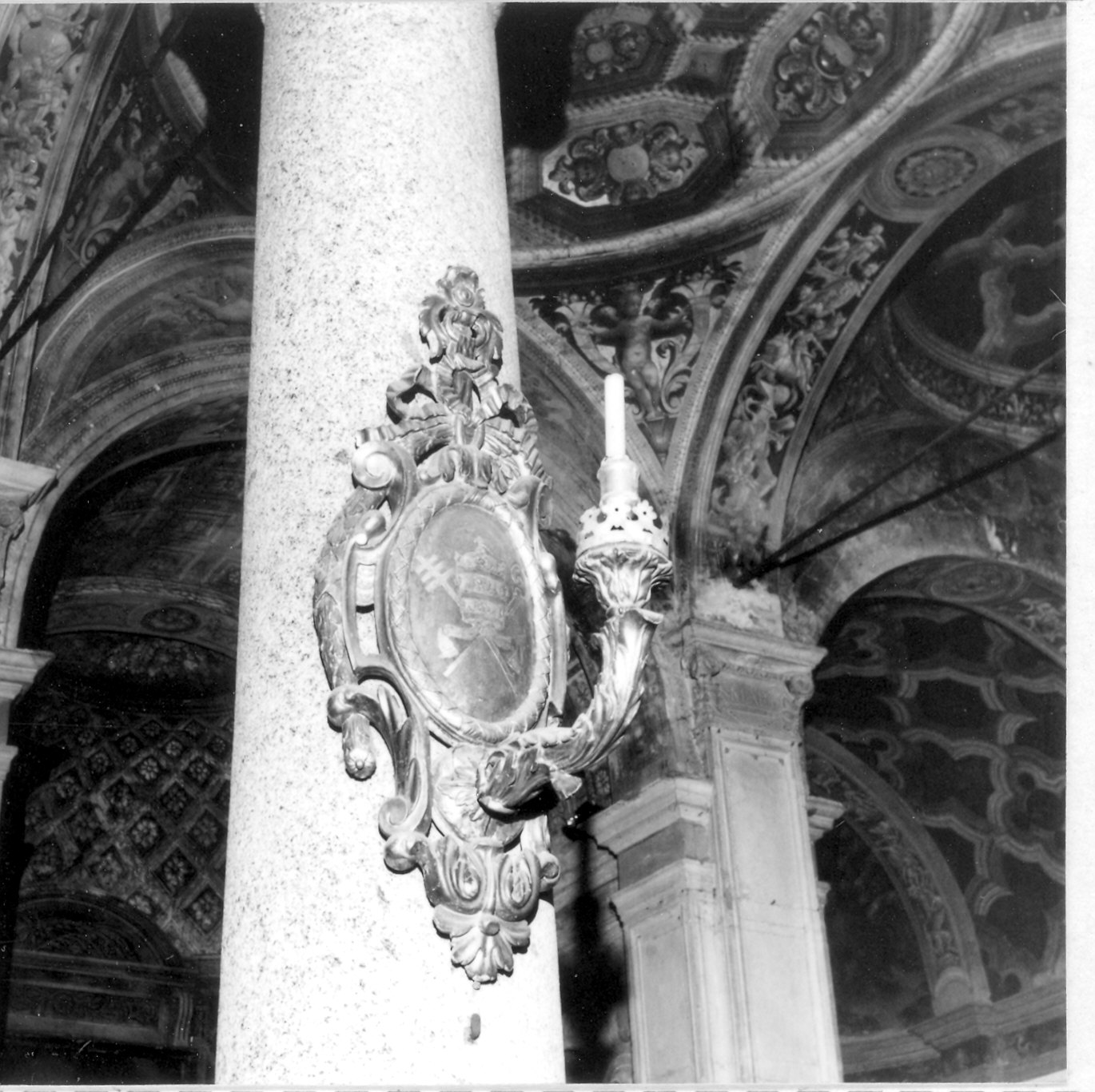 candeliere da parete, serie - ambito piacentino (sec. XVII)