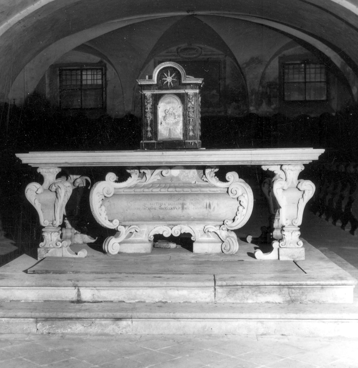 altare maggiore - ambito piacentino (fine sec. XVIII)